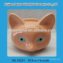 Ceramic napkin holder with fox design